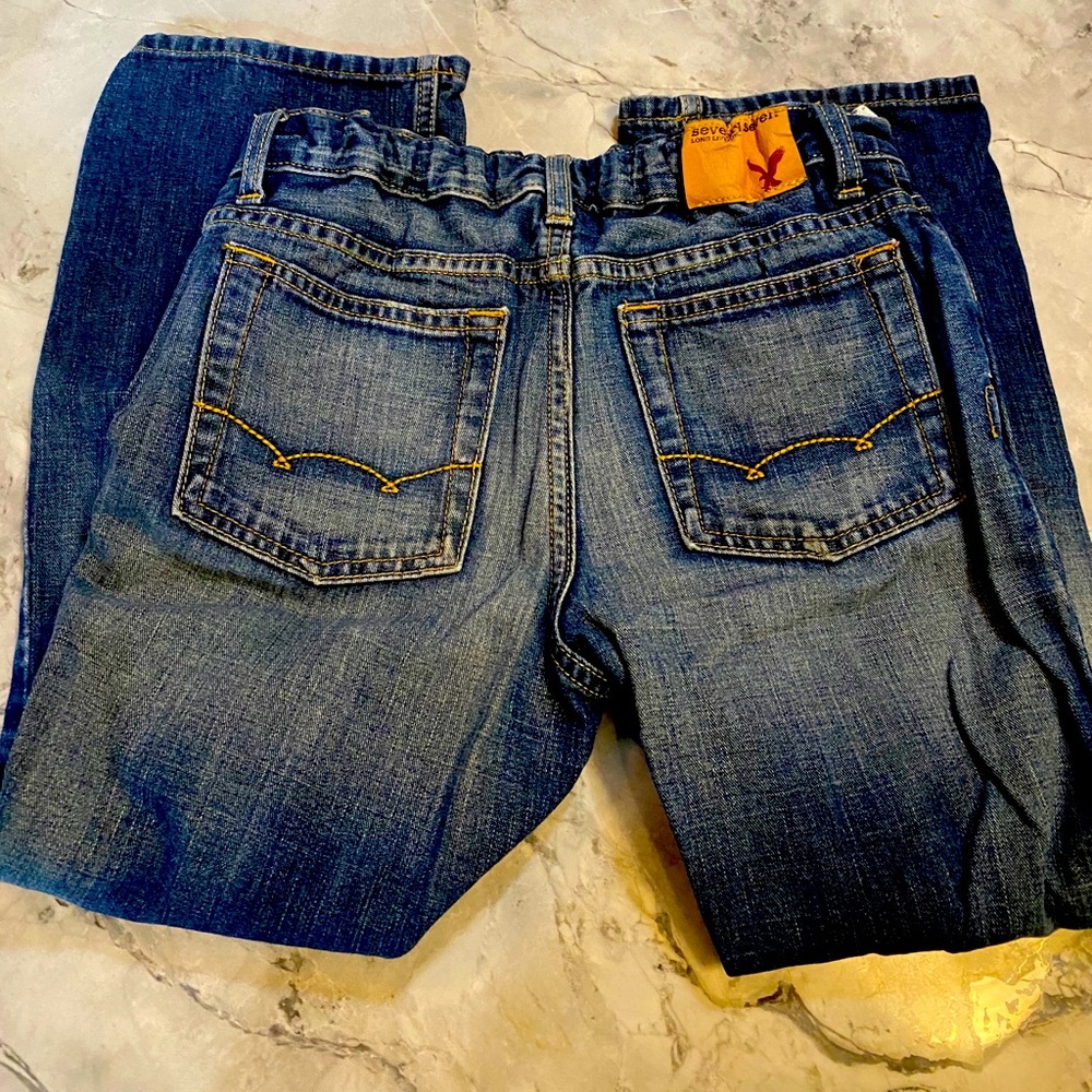 Boys Abercrombie and Fitch size 8 1/2 blue jeans